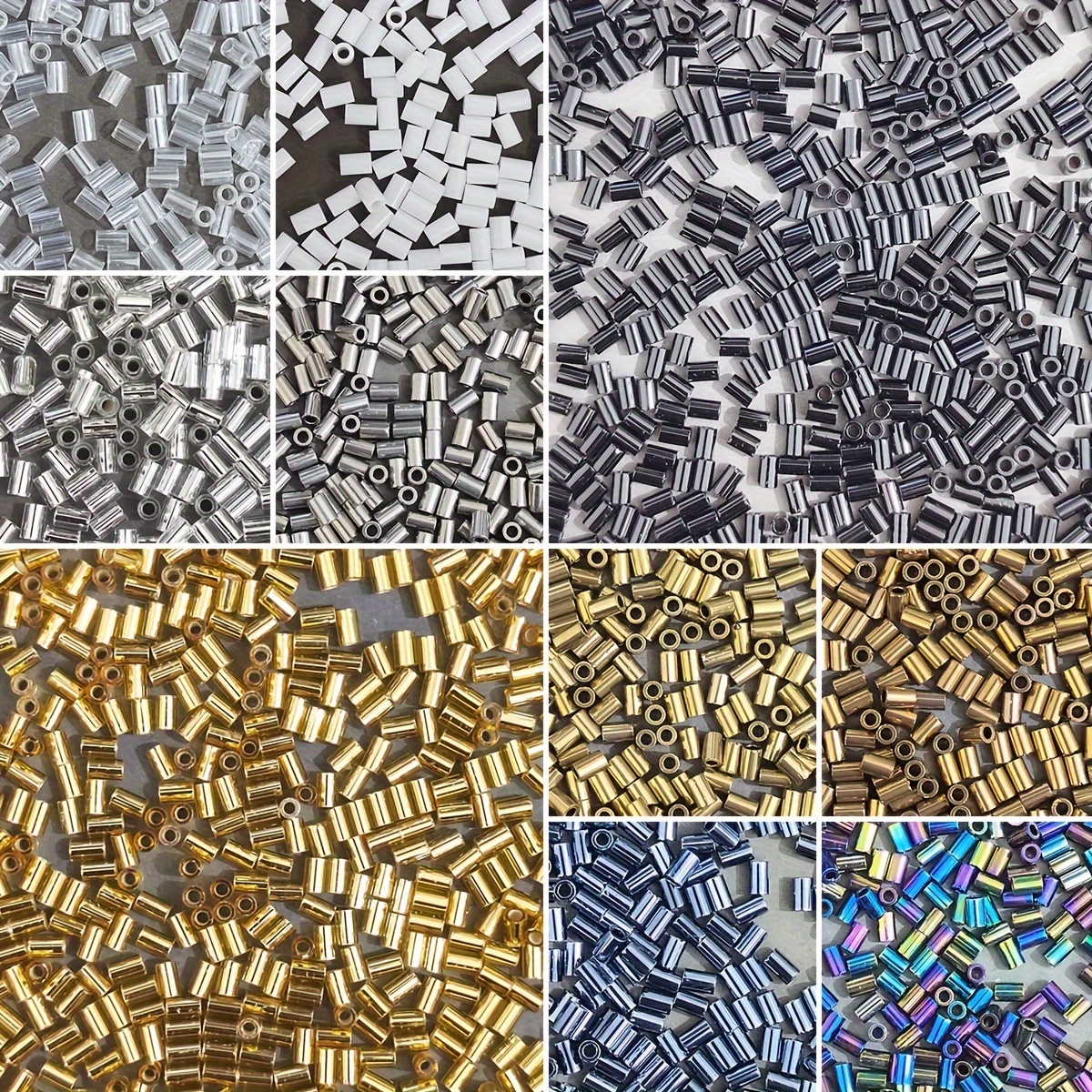 800pcs Glass Seed Beads for Handmade Beading Bracelet